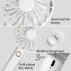 Y6 Hand-Held Small Fan Usb Rechargeable Desktop Portable Electric Fan (Pink) - Image 4