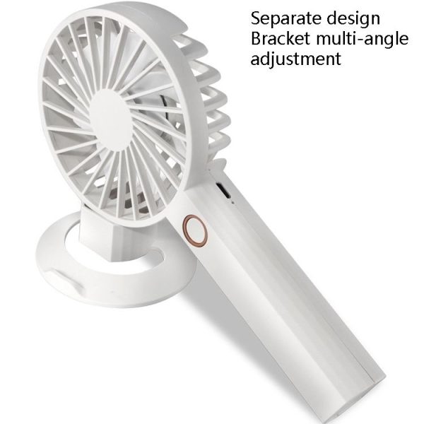 Y6 Hand-Held Small Fan Usb Rechargeable Desktop Portable Electric Fan (Pink) - Image 5