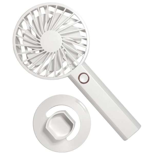 Y6 Hand-Held Small Fan Usb Rechargeable Desktop Portable Electric Fan (Pink) - Image 6
