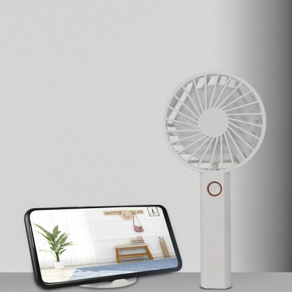 Y6 Hand-Held Small Fan Usb Rechargeable Desktop Portable Electric Fan (Pink) - Image 8