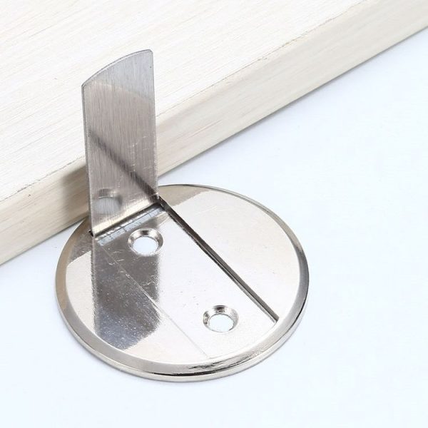 Zinc Alloy Non-Perforated Suction Silent Strong Magnetic Door Stopper Black - Image 7