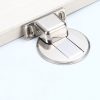 Zinc Alloy Non-Perforated Suction Silent Strong Magnetic Door Stopper Black - Image 8