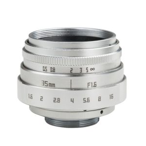 CA-015-C-B 35mm F1.6 FF Digital Camera Lens Silver VI Generation Micro Single Lens
