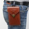2 PCS WEIXIER 8639 Outdoor Belt Phone Waist Bag Men Business Buckle Vertical Cover Purse Wallet (Khaki) - Image 10