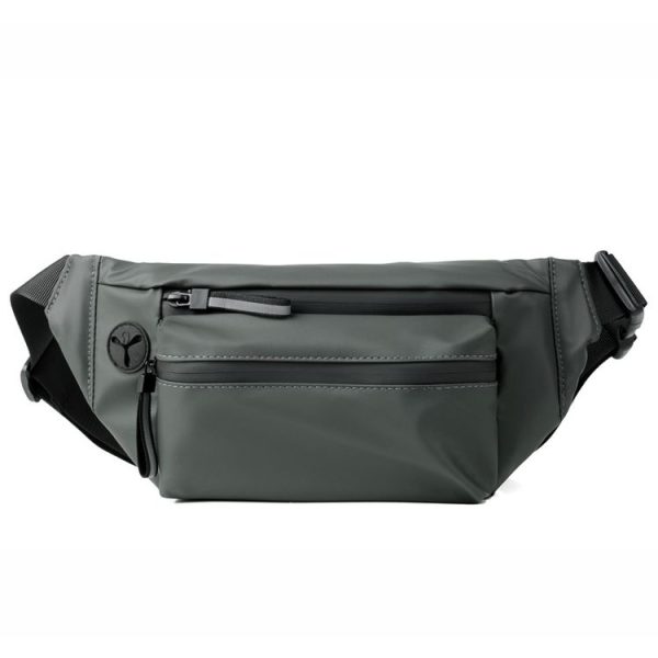 WEIXIER 8202 Waterproof Waist Bag Men Fashion Chest Bag Casual Outdoor Sports Messenger Bag (Army Green) - Image 2