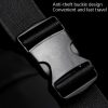 WEIXIER 8641 Men Running Waterproof Waist Bag Multifunctional Chest Bag Sports Leisure One-Shoulder Bag (Black) - Image 8