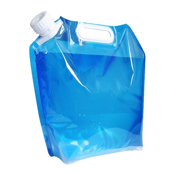 PE Water Bag For Portable Folding Water Storage Lifting Bag for Camping Hiking Survival Hydration Storage Bladder (10L)