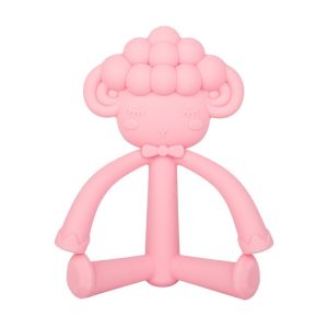 Three-Dimensional Cartoon Silicone Baby Teether Molar Rods Children Toys Maternal And Child Supplies (Pink Sheep)