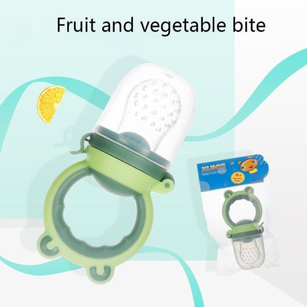 Baby Fruit And Vegetable Food Supplement Food Fruit Bite Bag (M Blue) - Image 4