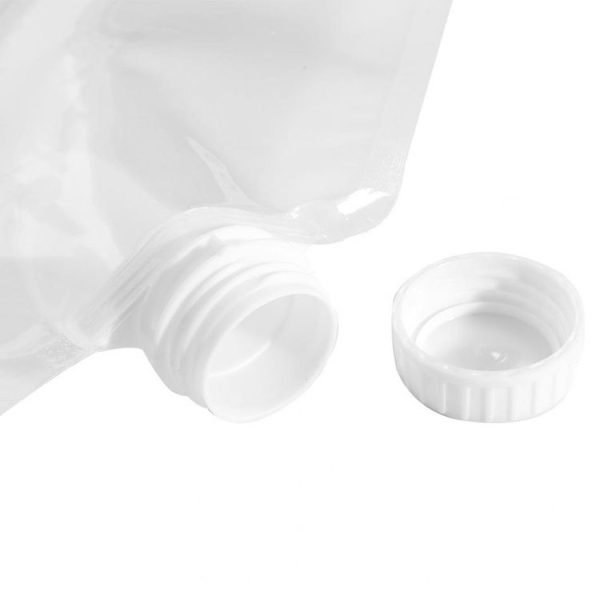 Foldable Water Bag Outdoor Sports Camping Hiking Storge Water Bucket Picnic Water Container Lifting Carrier Water Bag 15L (WHITE) - Image 6