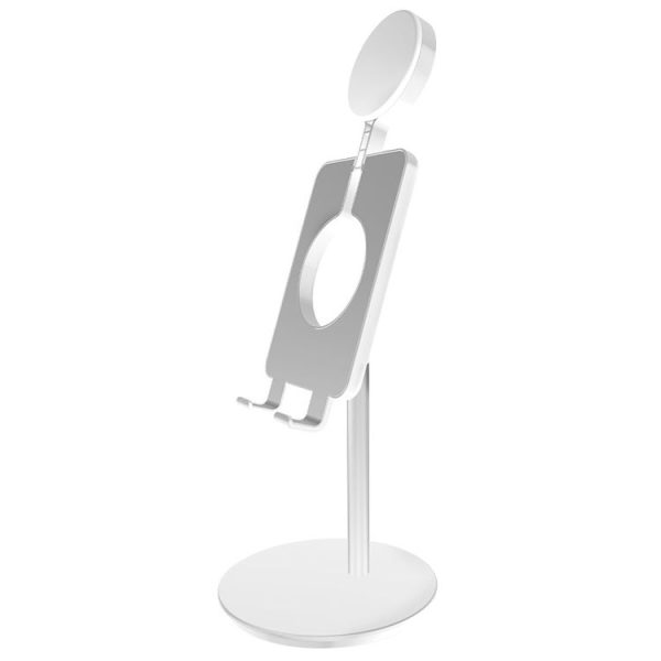M2 Live Camera Fill Light Bracket Anchor Beauty High-Definition Lighting Mobile Phone Tablet Desktop Ring Light (White)