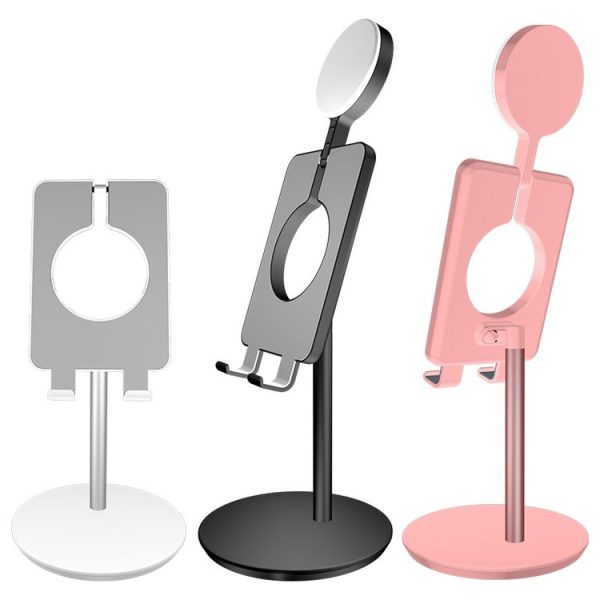 M2 Live Camera Fill Light Bracket Anchor Beauty High-Definition Lighting Mobile Phone Tablet Desktop Ring Light (White) - Image 2