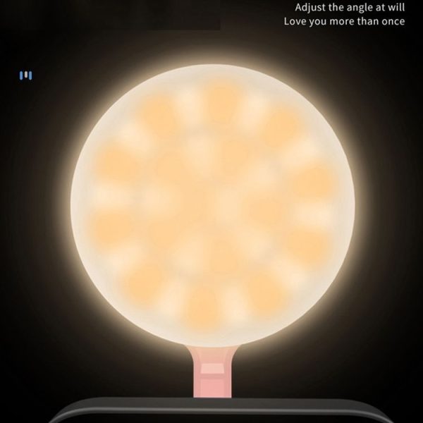 M2 Live Camera Fill Light Bracket Anchor Beauty High-Definition Lighting Mobile Phone Tablet Desktop Ring Light (White) - Image 9