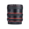 Camera Autofocus Macro Adapter Ring Full Metal Close-Up Adapter (Red) - Image 2