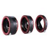 Camera Autofocus Macro Adapter Ring Full Metal Close-Up Adapter (Red) - Image 3