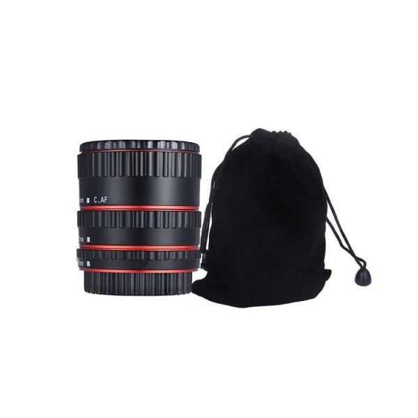 Camera Autofocus Macro Adapter Ring Full Metal Close-Up Adapter (Red) - Image 4