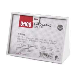 Acrylic Triangle Price Tag Student Desk Seat Board, Size: 10x7cm (White)