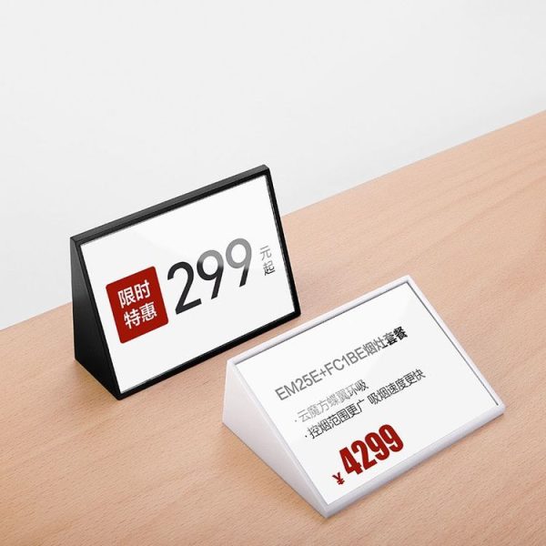 Acrylic Triangle Price Tag Student Desk Seat Board, Size: 10x7cm (White) - Image 2