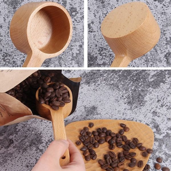 Long-Handled Wooden Spoon Seasoning Spoon Dessert Coffee Milk Tea Spoon Small - Image 6