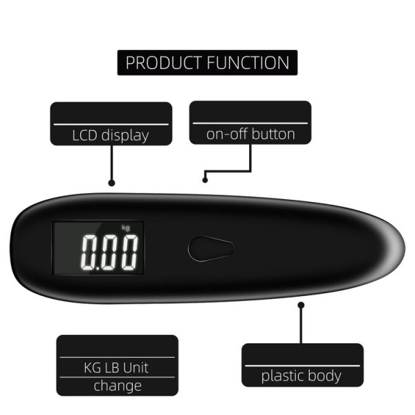 50kg / 0.05kg Baggage Scales Portable Luggage Scales Express Package Scales Hand-Held Electronic Scale - Image 3