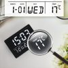 Large Screen LED Clock Bedside Multifunctional Electronic Alarm Clock (Black Shell White Light) - Image 8