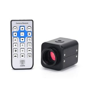 16 Million Pixel High-Definition Electronic Eyepiece Camera Industrial Electronic Microscope, EU Plug (Black)