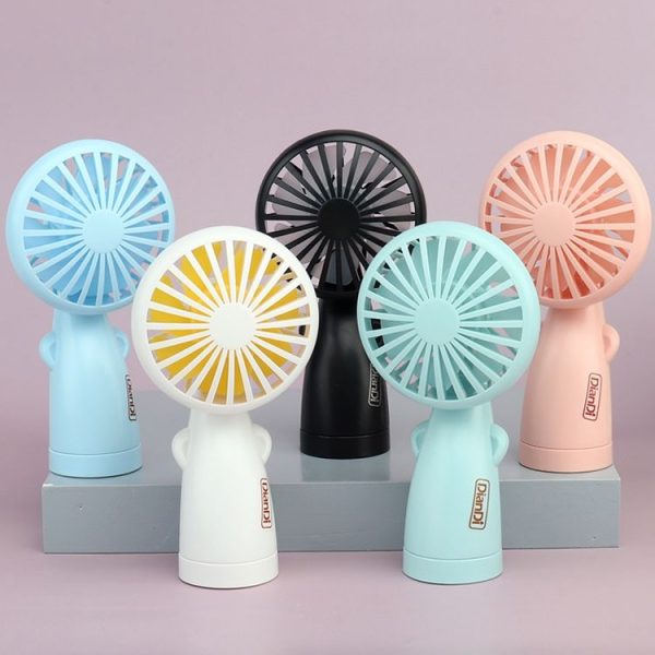 DianDi Hand Holding Fan Portable Desktop Fan (White) - Image 2
