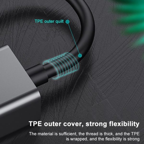 Type-C To RJ45 Gigabit Ethernet Adapter For Mac And Windows, With Light - Image 6