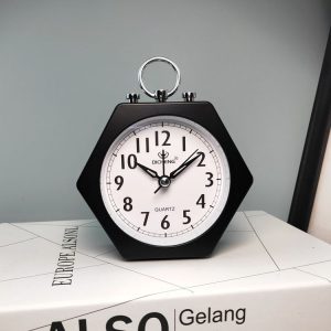 OS005 Students Mute Alarm Clock Children Bedroom Bed Night Light Alarm Clock (Black)