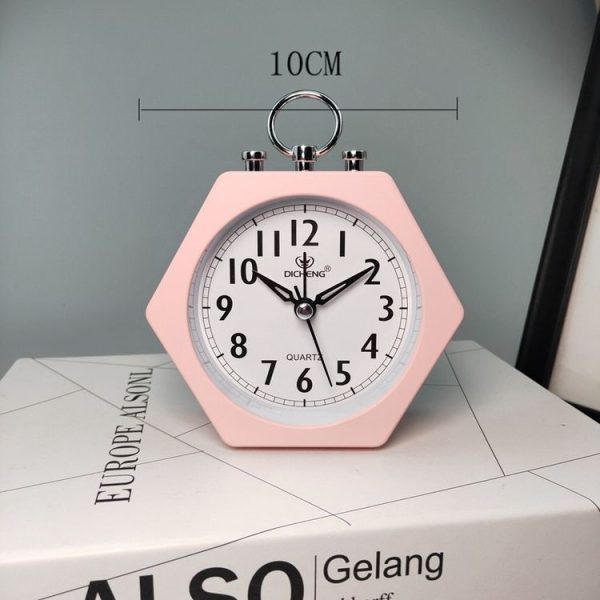 OS005 Students Mute Alarm Clock Children Bedroom Bed Night Light Alarm Clock (Black) - Image 4