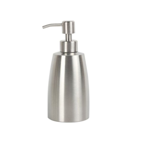 SH101 304 Stainless Steel Dish Washing Liquid Bottle Hand Sanitizer Bottle Manual Soap Dispenser - Image 2