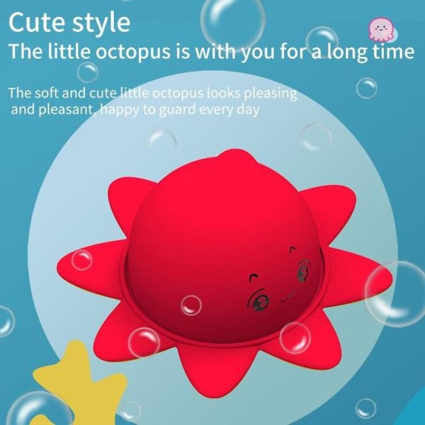 Double Expression Flip Dolls Octopus Silicone Unzip Toys, Height: 4.9cm (Yellow) - Image 6