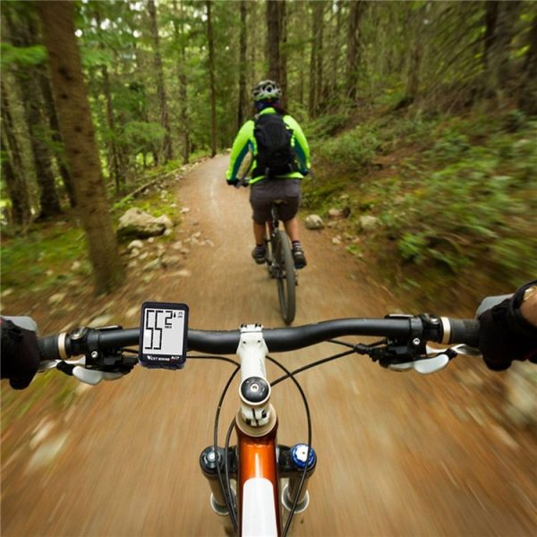 WEST BIKING Mountain Road Bike Wireless Big Character Table Big Screen Waterproof Night Light Speed Speedometer (Green) - Image 9