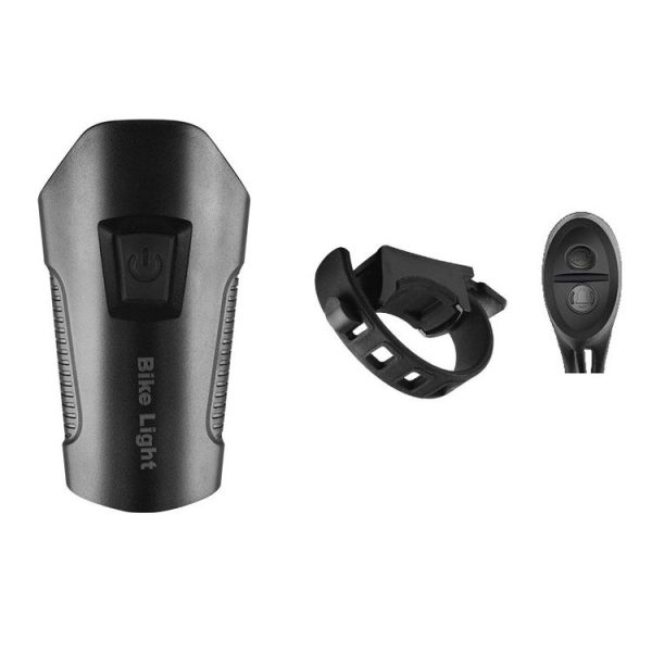 West Biking Night Riding Bicycle Light Bicycle Bell MTB Road Bicycle Light Wired Odometer, Specification: Ordinary Black