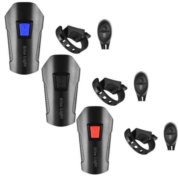 West Biking Night Riding Bicycle Light Bicycle Bell MTB Road Bicycle Light Wired Odometer, Specification: Ordinary Black - Image 2