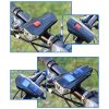 West Biking Night Riding Bicycle Light Bicycle Bell MTB Road Bicycle Light Wired Odometer, Specification: Ordinary Red - Image 7