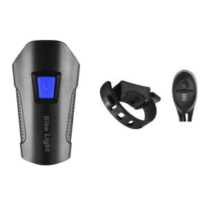 West Biking Night Riding Bicycle Light Bicycle Bell MTB Road Bicycle Light Wired Odometer, Specification: Ordinary Blue