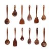 Non-Stick Pot Wood Spoon Teak Scoop Tableware Medium Spoon - Image 2