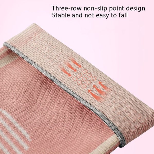 Sports Knee Pads Training Running Knee Thin Protective Cover, Specification: S (Light Gray Silicone Non-slip) - Image 3
