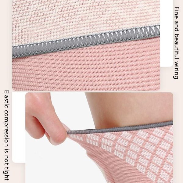 Sports Knee Pads Training Running Knee Thin Protective Cover, Specification: S (Light Gray Silicone Non-slip) - Image 4