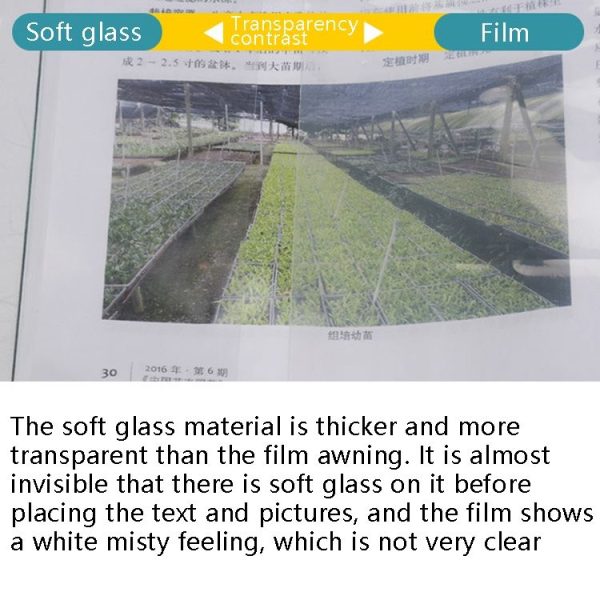 Balcony Windows Transparent Rainproof Cloth Plants Insulation Anti-Bird Thick Windshield, Specification: 1x1m Film Shed - Image 8