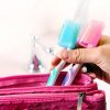 50 PCS Portable Toothbrushes Head Cover Holder Travel Hiking Camping Case, Random Color Delivery - Image 4