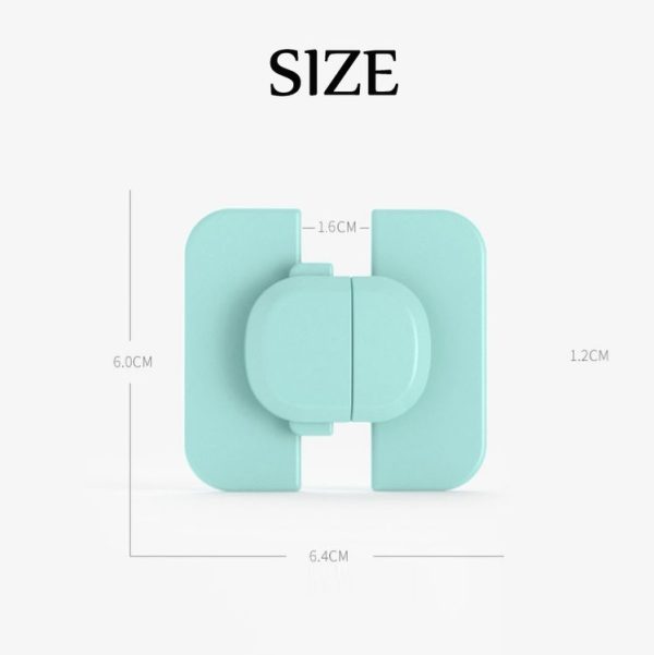 5 PCS Baby Refrigerator Water Dispenser Safety Lock Baby Safety Products (White) - Image 3