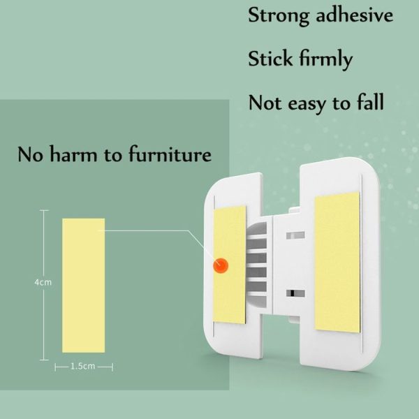 5 PCS Baby Refrigerator Water Dispenser Safety Lock Baby Safety Products (White) - Image 4