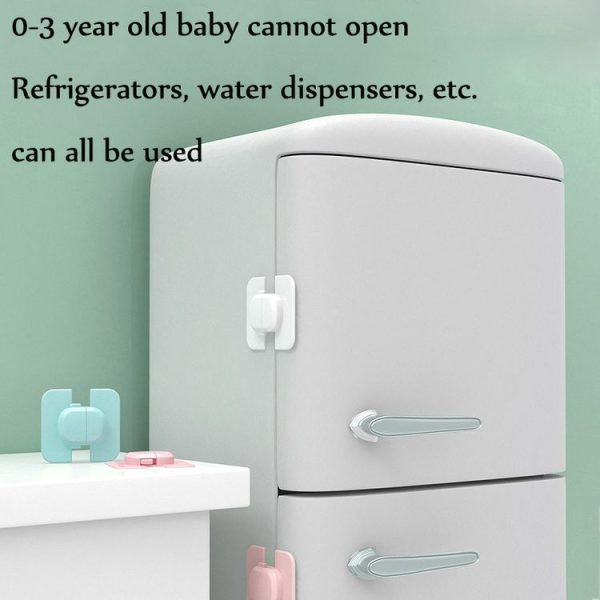 5 PCS Baby Refrigerator Water Dispenser Safety Lock Baby Safety Products (White) - Image 7