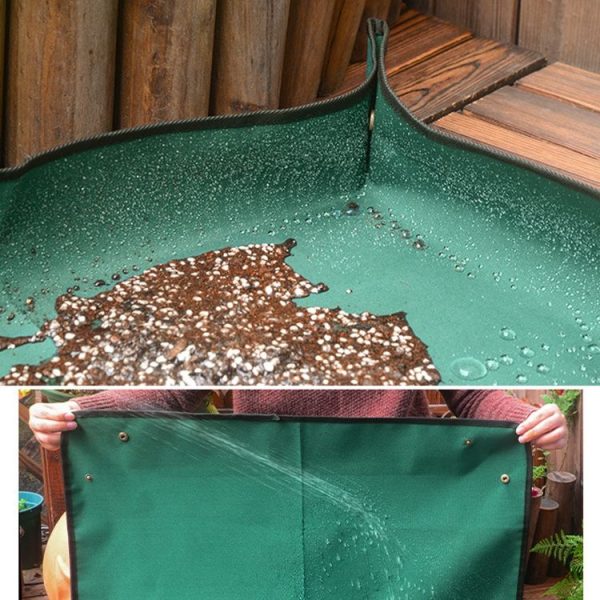 Balcony Green Planting Pots Change Soil Operation Floor Mats Home Planting Mix Soil Shifting Water Seepage Mat, Specification: 110x75cm - Image 7