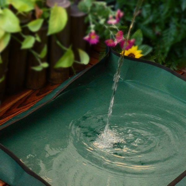 Balcony Green Planting Pots Change Soil Operation Floor Mats Home Planting Mix Soil Shifting Water Seepage Mat, Specification: 110x75cm - Image 8