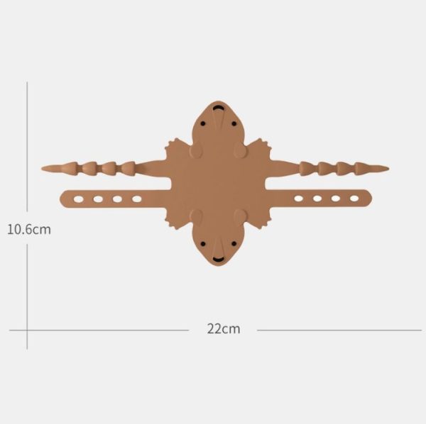 Cartoon Bear Bedroom Door Mute Lock Closed Door Anti-collision Protection Cushion (Coffee) - Image 3