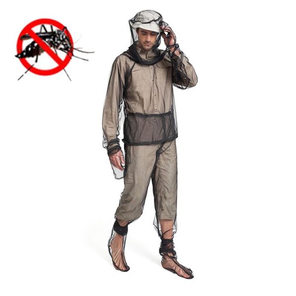 Camping Adventure Anti-Mosquito Suit Summer Fishing Breathable Mesh Clothes, Specification: Four-piece (L / XL) - Image 2