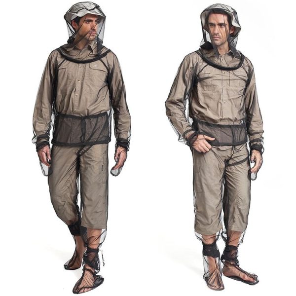 Camping Adventure Anti-Mosquito Suit Summer Fishing Breathable Mesh Clothes, Specification: Four-piece (L / XL) - Image 6
